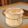 Thùng cơm hấp gỗ có nắp - Hộp đựng thực phẩm cho gạo, sushi - Tiện ích bếp, giảm 22% 3