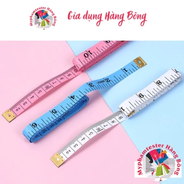 Thước Dây Đầu Thép H4 Đo Vòng Eo 3 Vòng 1.5m - Đánh Giá Sức Khỏe, Đo Quần Áo, Giảm Cân, Giá 2.000 VND
