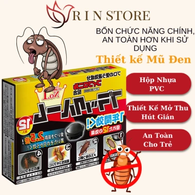 Thuốc Diệt Gián Nhật Bản 12 Viên Không Mùi An Toàn cho Trẻ Em, Vật Nuôi - 27.000đ 2