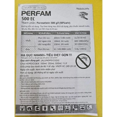 Thuốc diệt muỗi y tế PERFAM 500EC không gây ngứa - tặng gói bám dính - 80.000đ