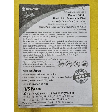 Thuốc diệt muỗi y tế PERFAM 500EC không gây ngứa - tặng gói bám dính - 80.000đ