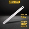 Thước kẻ thép Deli ZenTor 15-30cm - Nhỏ gọn, chống mòn gỉ, giá 14.000đ - DEAL 1K 8