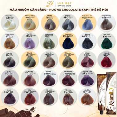 Thuốc nhuộm tóc Kami cân bằng màu tóc bạc hương socola 90ml - Giá salon 44,800, giảm còn 35,000