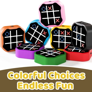 Tic Tac Toe & Whack-a-Mole cầm tay 4 trong 1 - Sạc USB, chế độ im lặng, phù hợp trẻ & người lớn 9