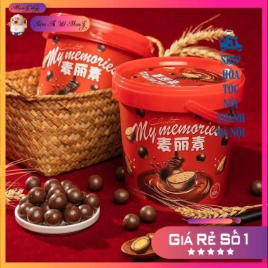 Tiệm ăn vặt MonTy – Kẹo Socola Xô My Memories 520gr Siêu Hot Trend Giá 66.000₫ 6