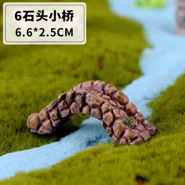 Tiểu cảnh mini giếng nước, hồ nước, cầu trang trí bonsai, terrarium: Giá 6.000₫