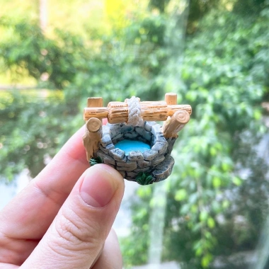 Tiểu cảnh mini giếng nước, hồ nước, cầu trang trí bonsai, terrarium: Giá 6.000₫ 10 Tiểu cảnh mini giếng nước, hồ nước, cầu trang trí bonsai, terrarium: Giá 6.000₫ 10