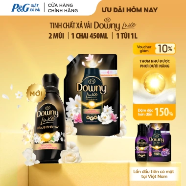 Tinh Chất Xả Vải Downy Luxe Mặt Trời - Thơm Như Phơi Dưới Nắng 450ml/1L 93.000₫