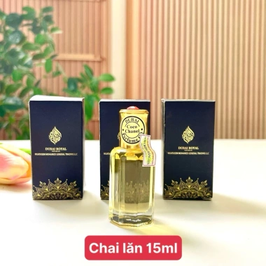 Tinh dầu Dubai đá vàng 15ml - Thơm lâu 24h, chai lăn 15ml tiết kiệm, giá sỉ 99k
