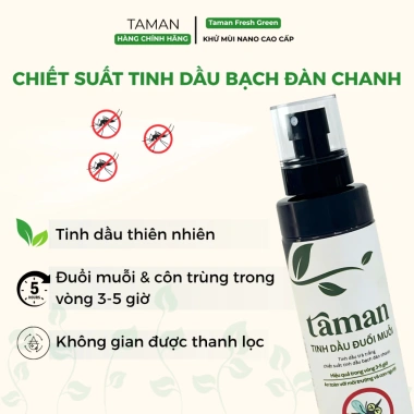 Tinh Dầu Đuổi Muỗi TAMAN - Xịt Phòng Ngủ An Toàn Cho Bé, Thiên Nhiên, 89.000₫ 2