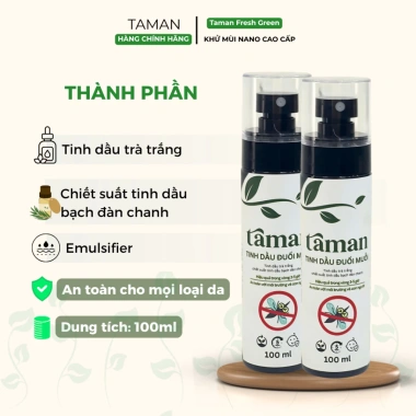 Tinh Dầu Đuổi Muỗi TAMAN - Xịt Phòng Ngủ An Toàn Cho Bé, Thiên Nhiên, 89.000₫ 4