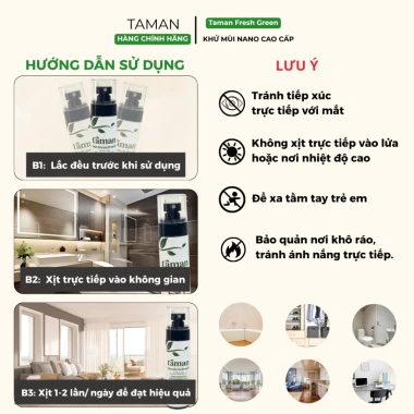 Tinh Dầu Đuổi Muỗi TAMAN - Xịt Phòng Ngủ An Toàn Cho Bé, Thiên Nhiên, 89.000₫ 8