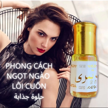 Tinh dầu mini Pakistan DUBAI – Lưu hương 6h, Nguyên chất, Hương Hoa Vàng, Giá 20.000đ