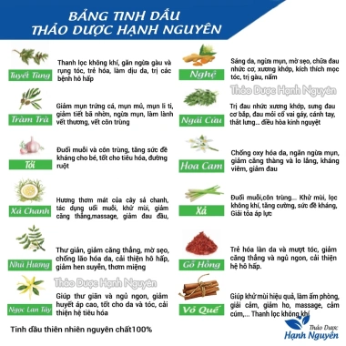 Tinh dầu Nhũ Hương 20ml giảm say tàu xe, chống hôi miệng, ngừa sâu răng - Thảo dược Hạnh Nguyên 35.000đ 6