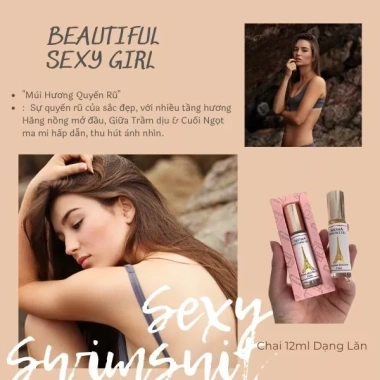 Tinh dầu nước hoa A Roma dạng lăn Very Sexy Coco Blue – Thơm lâu, tán hương mạnh, chỉ 66k