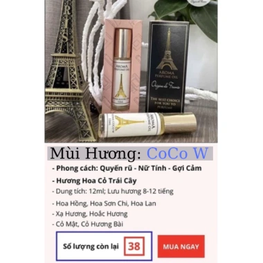 Tinh dầu nước hoa A Roma dạng lăn Very Sexy Coco Blue – Thơm lâu, tán hương mạnh, chỉ 66k 7 Tinh dầu nước hoa A Roma dạng lăn Very Sexy Coco Blue – Thơm lâu, tán hương mạnh, chỉ 66k 7