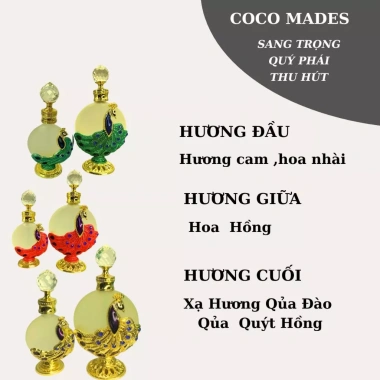 Tinh dầu nước hoa Công Phượng Hoàng Dubai 15-35ml Hương mạnh mẽ sang chảnh quyến rũ