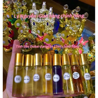Tinh dầu nước hoa Dubai dạng lăn 12ml - Nhiều mùi hương, thơm lâu cho nam và nữ, giá chỉ 90.000đ