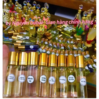 Tinh dầu nước hoa Dubai dạng lăn 12ml - Nhiều mùi hương, thơm lâu cho nam và nữ, giá chỉ 90.000đ