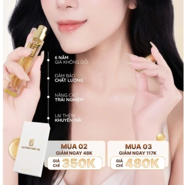 Tinh Dầu Nước Hoa LD PERFUME 12ml Nữ Tính Cuốn Hút, Hương Tươi Trẻ - 101.000đ 5 Tinh Dầu Nước Hoa LD PERFUME 12ml Nữ Tính Cuốn Hút, Hương Tươi Trẻ - 101.000đ 5