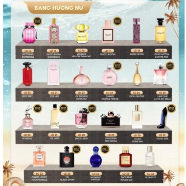 Tinh Dầu Nước Hoa LD PERFUME 12ml Nữ Tính Cuốn Hút, Hương Tươi Trẻ - 101.000đ