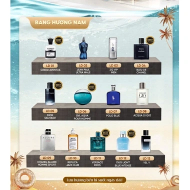 Tinh Dầu Nước Hoa LD PERFUME 12ml Nữ Tính Cuốn Hút, Hương Tươi Trẻ - 101.000đ