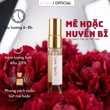 Tinh dầu nước hoa siêu thơm đa mẫu Love Spell Bold Charm Soft Muse – 3.5‑30ml, hộp sang, giá 39k