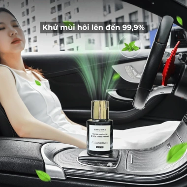 Tinh Dầu Ô Tô Cao Cấp VaromaS KT61 160ml - Khử Mùi, Chống Say Xe, Giá 159.000₫