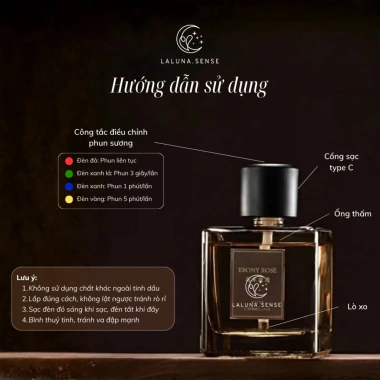 Tinh Dầu Phun Sương Thơm Phòng LALUNA HEALING 500ml - Quà Tặng Đẳng Cấp, 300k 3 Tinh Dầu Phun Sương Thơm Phòng LALUNA HEALING 500ml - Quà Tặng Đẳng Cấp, 300k 3