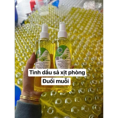 Tinh dầu sả xịt phòng 100ml - Đuổi muỗi an toàn, hiệu quả, giá chỉ 18.000₫