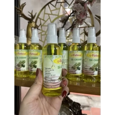 Tinh dầu sả xịt phòng 100ml - Đuổi muỗi an toàn, hiệu quả, giá chỉ 18.000₫