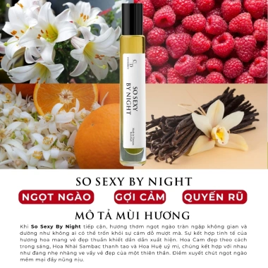 Tinh dầu thơm nữ CODEDECO So Sexy By Night 10ml dạng lăn Ngọt ngào quyến rũ – Giá 175k 4