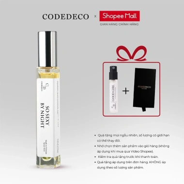 Tinh dầu thơm nữ CODEDECO So Sexy By Night 10ml xịt Gợi cảm ngọt ngào, chỉ 175k