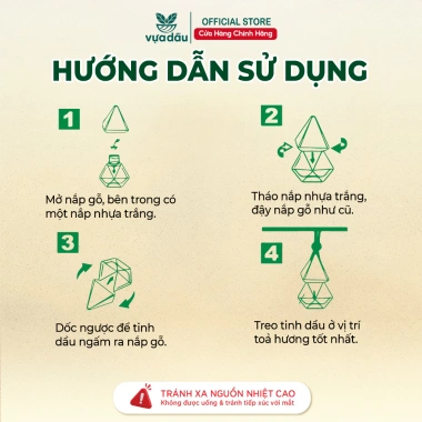 Tinh Dầu Treo Sả Java Nguyên Chất VUATINHDAU Chống Say Xe Ô Tô Khử Mùi Đuổi Muỗi