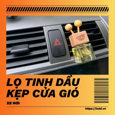 Tinh dầu treo xe ô tô Kobi 8ml - Khử mùi xe mới, chống say xe, thay thế nước hoa, giá ưu đãi 66.999đ 10