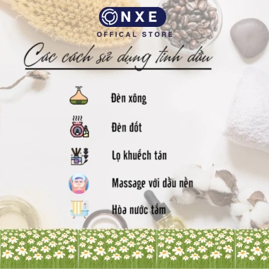 Tinh dầu treo xe ô tô Onxe mùi cafe trầm chanh sả 10ml - Khử mùi, thư giãn 6