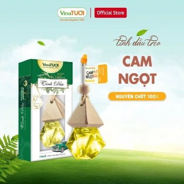 Tinh Dầu Treo Xe Vỏ Cam Ngọt VINA 8m - Chống Say, Giảm Stress, Thơm Phòng Ngủ - 69.000đ