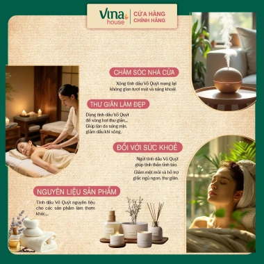 Tinh Dầu Vỏ Quýt Chống Say Xe 10ml-50ml Khử Mùi Thơm Phòng Tự Nhiên VINA TƯƠI SHOP 4
