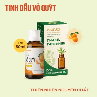 Tinh Dầu Vỏ Quýt Chống Say Xe 10ml-50ml Khử Mùi Thơm Phòng Tự Nhiên VINA TƯƠI SHOP 7