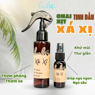 Tinh dầu Xá Xị Lam Lam chai xịt khử mùi xe, thơm phòng, giảm say - Giá chỉ 65.000đ