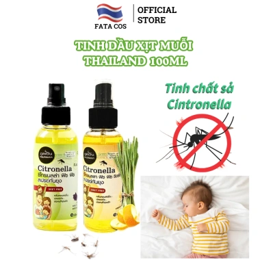 Tinh dầu xịt chống muỗi đốt Phutawan Thái Lan 100ml - Dành cho mẹ bé, chỉ 114.480₫