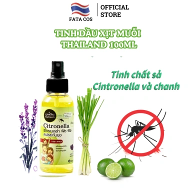 Tinh dầu xịt chống muỗi đốt Phutawan Thái Lan 100ml - Dành cho mẹ bé, chỉ 114.480₫