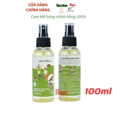 Tinh dầu xịt Chống muỗi Phutawan Citronella 100ml - Diệt muỗi nhanh, chỉ 90.000 VND 2