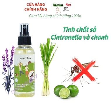 Tinh dầu xịt Chống muỗi Phutawan Citronella 100ml - Diệt muỗi nhanh, chỉ 90.000 VND 10