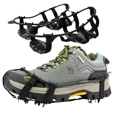 Tmoy Crampons 24 Răng M L - Giày Chống Trượt Ice Grips, Dây Xích TCM, Phù hợp Leo Núi và Đi Bộ Đường Dài - Giá 51.200 VND