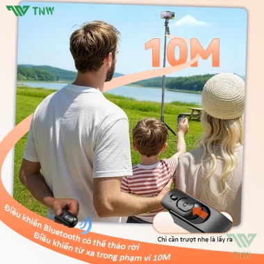 TNW L16pro Gậy chụp ảnh 3 chân 1.8m Bluetooth, đèn LED, chống rung - 297.000₫ 7