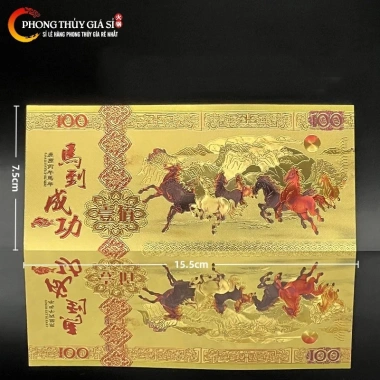 Tờ Mã Đáo Thành Công mạ vàng - Quả tặng lì xì Tết Bính Ngọ 2.026, giảm còn 9.800đ 2 Tờ Mã Đáo Thành Công mạ vàng - Quả tặng lì xì Tết Bính Ngọ 2.026, giảm còn 9.800đ 2