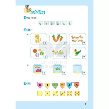 Toán Lớp 1 - Chân trời sáng tạo, sách giáo trình tư duy, giá 43.120₫ 9