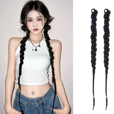 Tóc giả đuôi bím phong cách Châu Âu Mỹ - xoắn bím nóng cô gái, chỉ 42.000 10