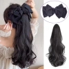 Tóc giả đuôi ngựa dài 40cm sóng xoăn, nơ và kẹp nữ - Giá chỉ 71.000đ 3
